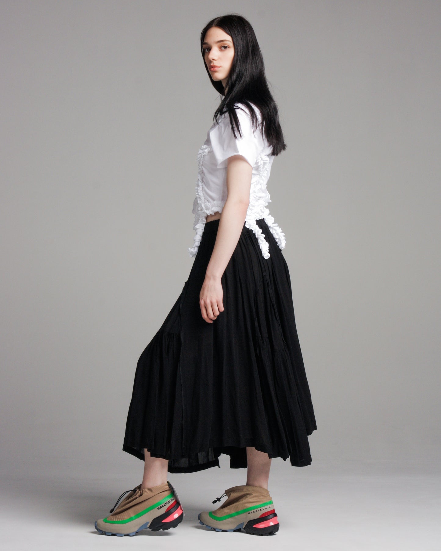 Black Voluminous Skirt