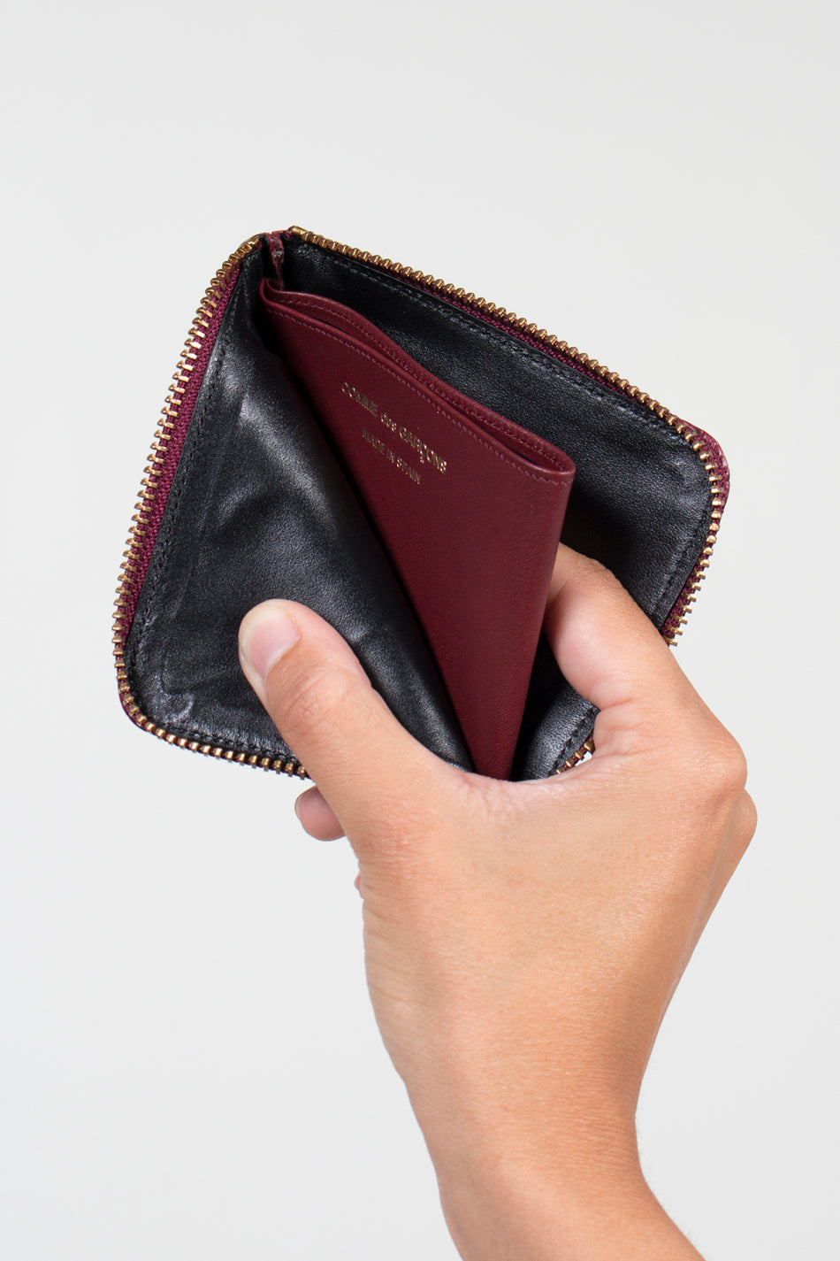 Textured Corner Zip Wallet