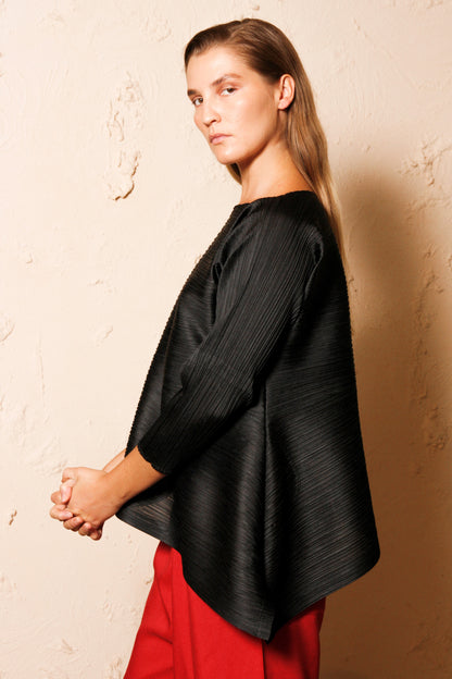 Horizontal Pleats Top