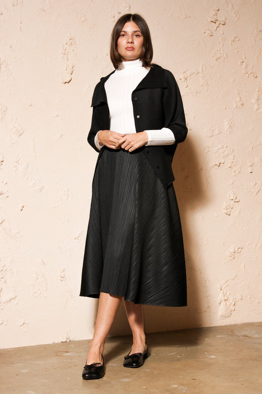 Black Dolman Cardigan