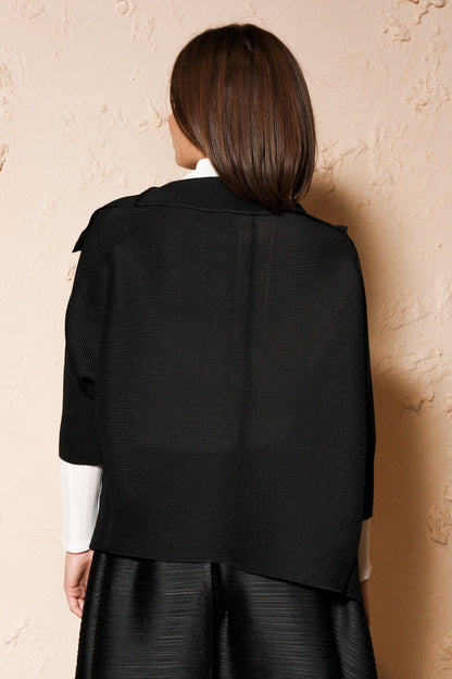 Black Dolman Cardigan