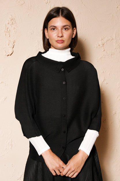 Black Dolman Cardigan