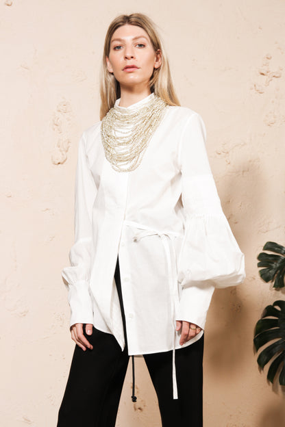 Blanc Cotton Shirt