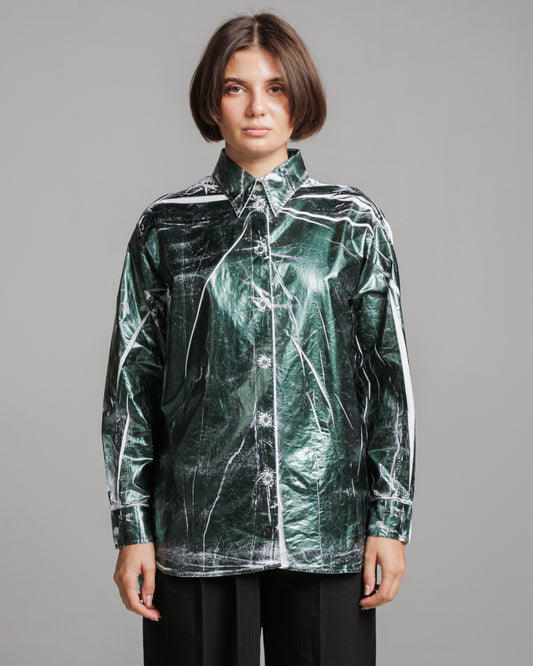 Green Coated Shirt