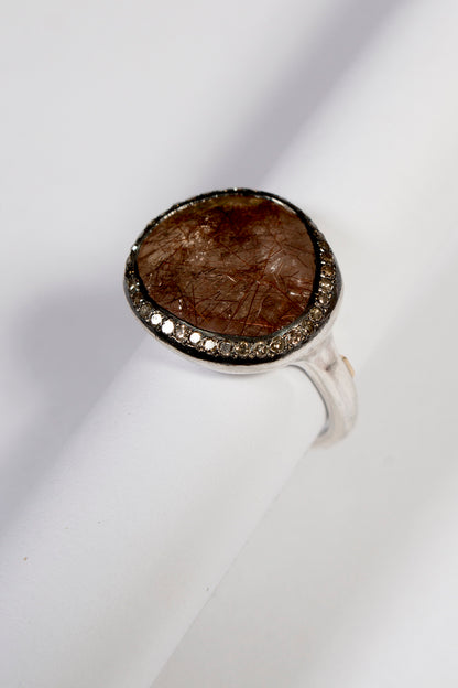Julia Rutilated Quartz Ring