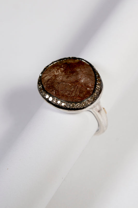 Julia Rutilated Quartz Ring