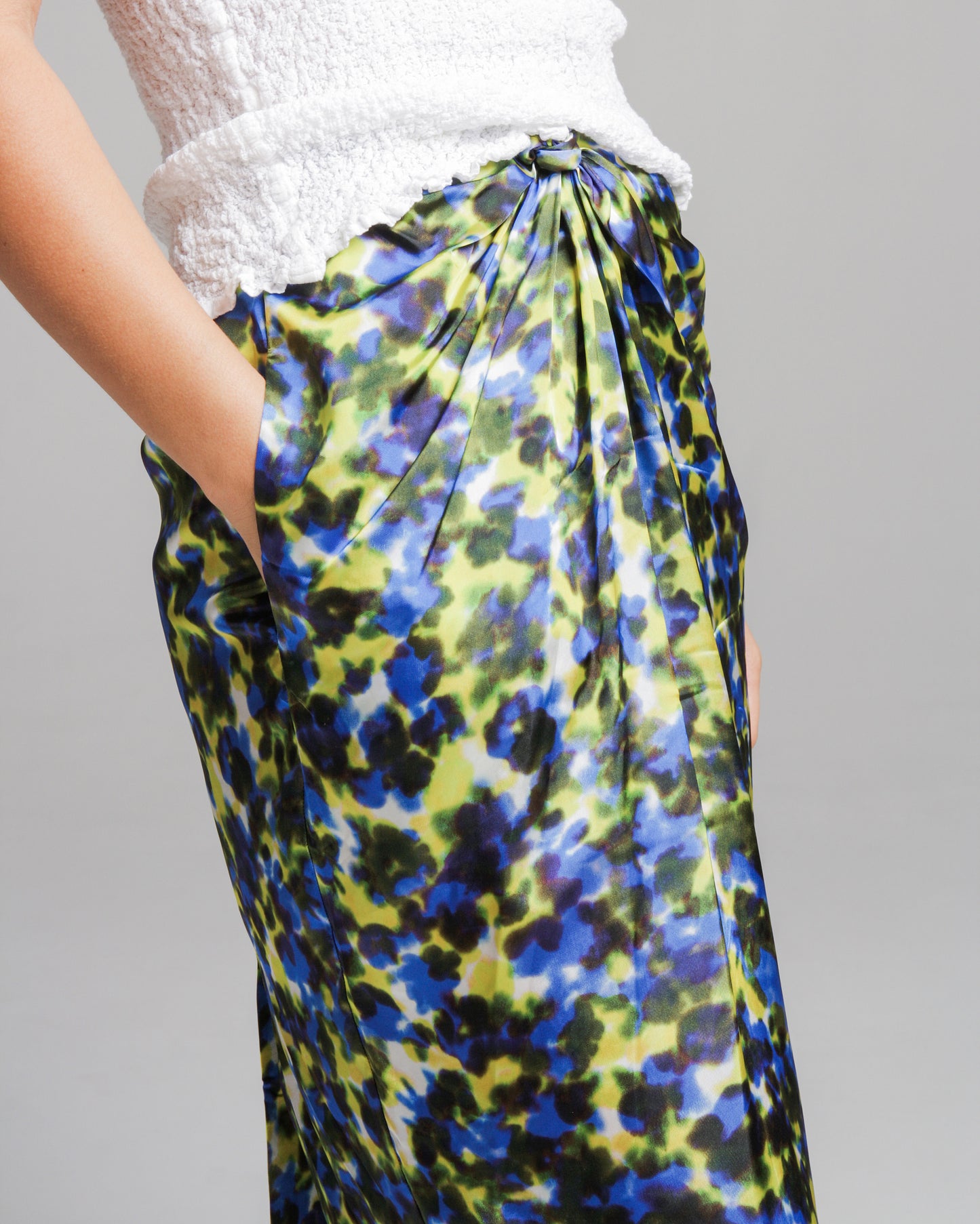 Samia Floral Knot Skirt