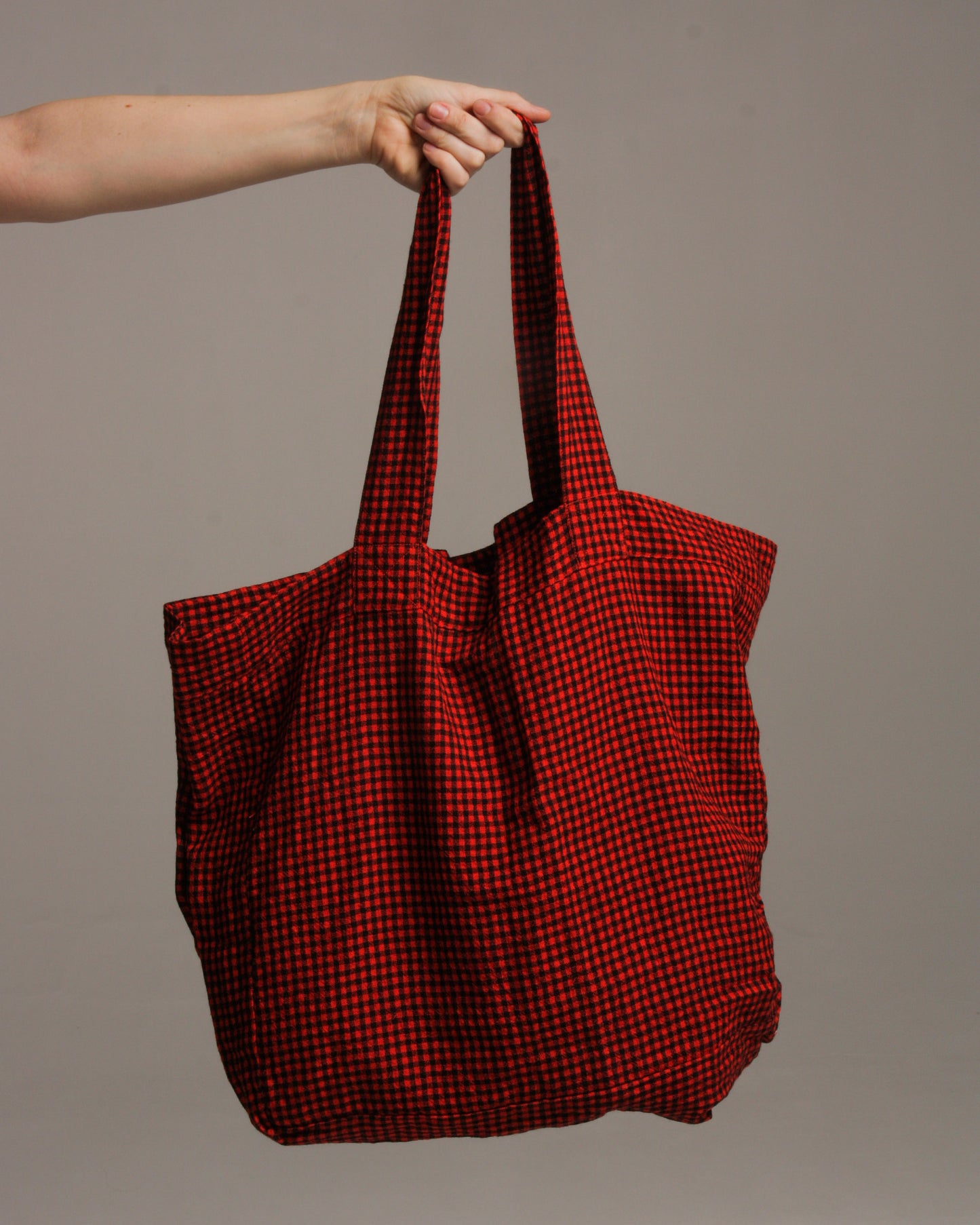 Red Gingham Bag