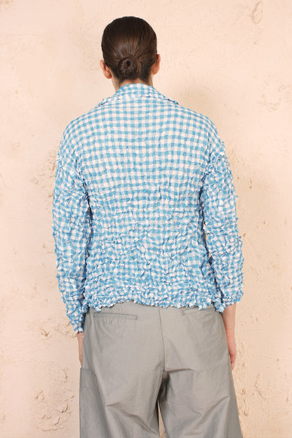 Check Meringue Top Blue
