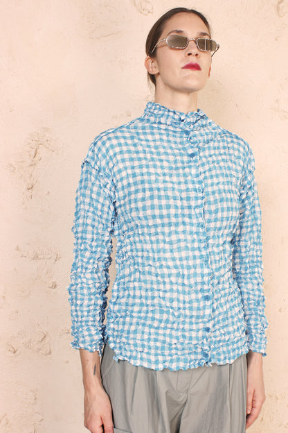 Check Meringue Top Blue