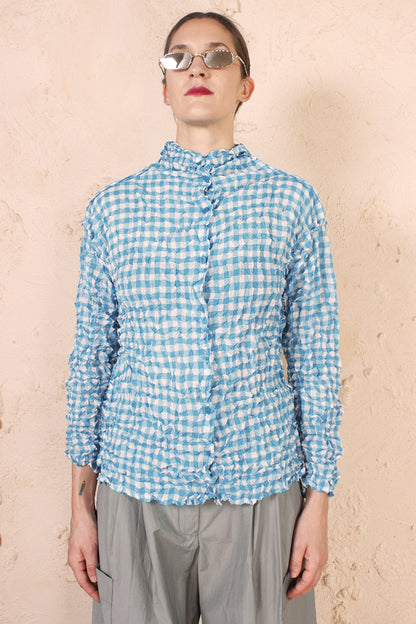 Check Meringue Top Blue
