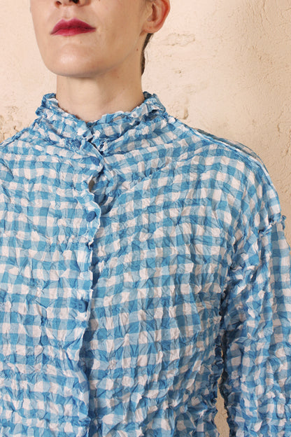 Check Meringue Top Blue