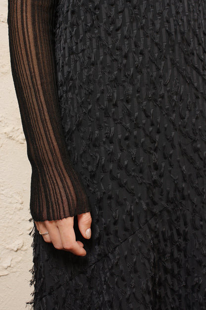 Dista Fringed Slip Dress