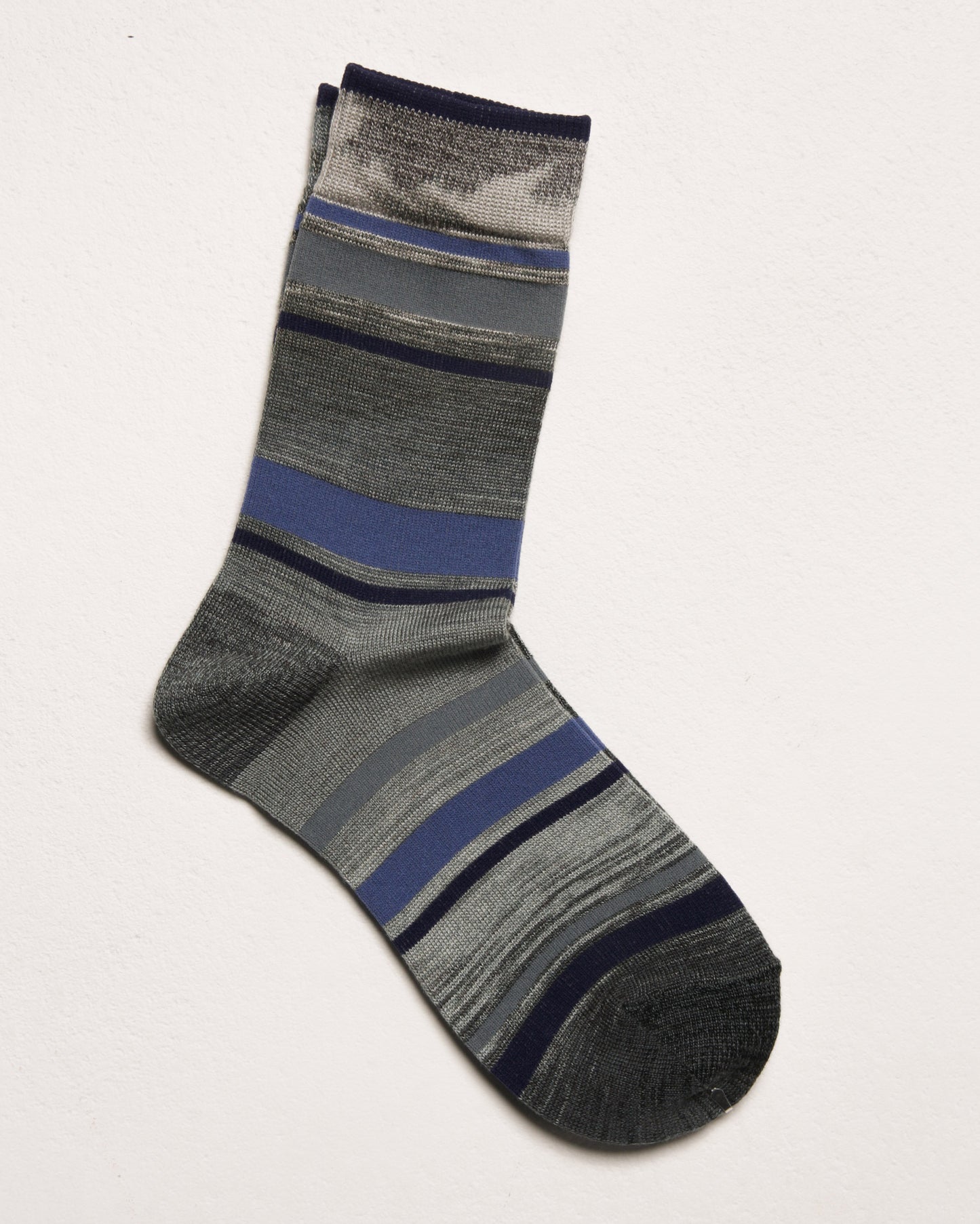 Grey Rainbow Stripe Socks