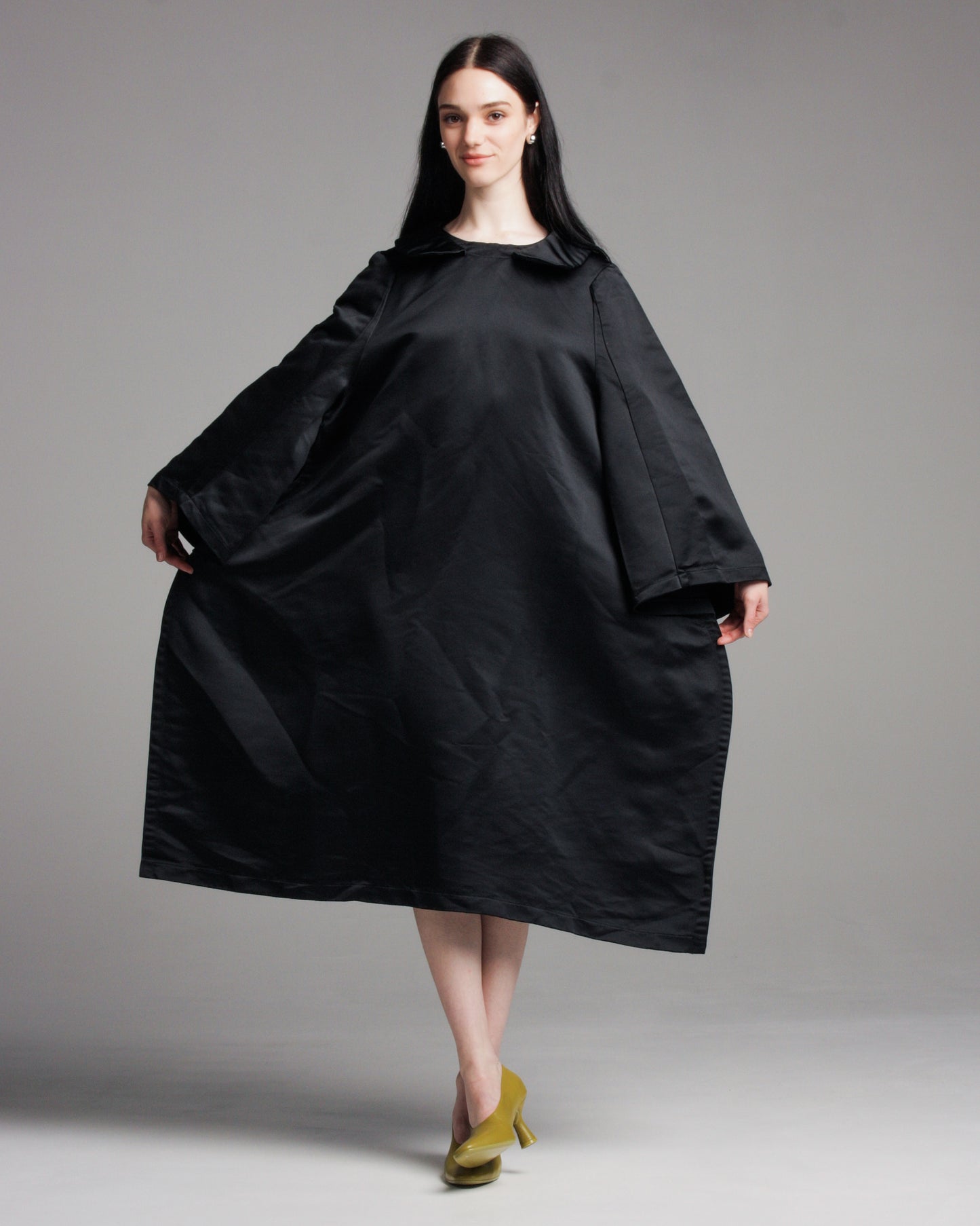 Oversized Dress with Collar