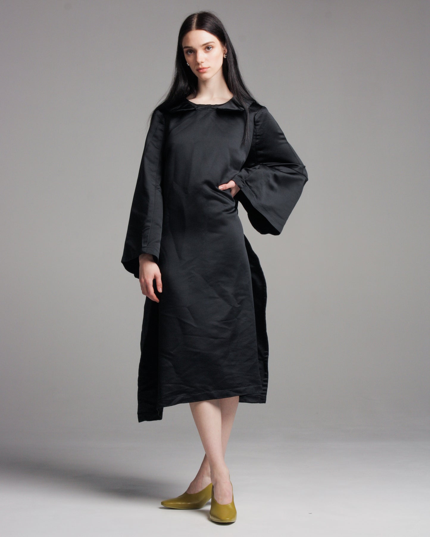 Oversized Dress with Collar