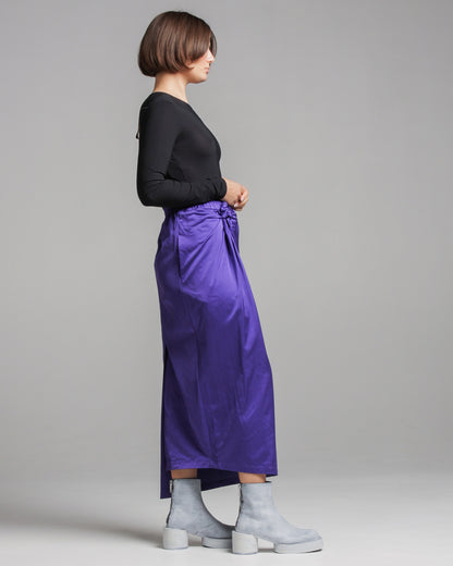 Samia Purple Knot Skirt