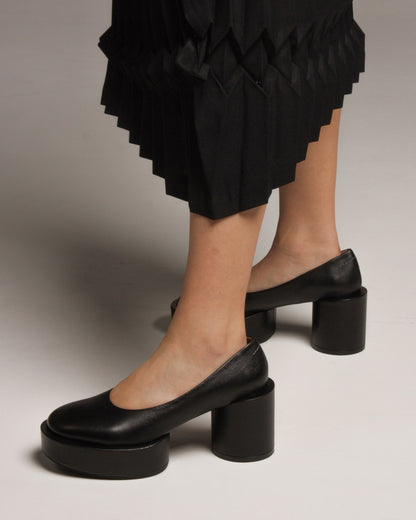 Platform Court Shoe