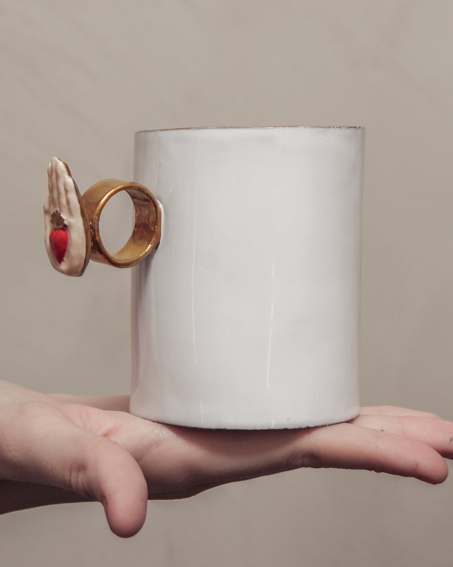 Serena Carone Heart On Hand Cup