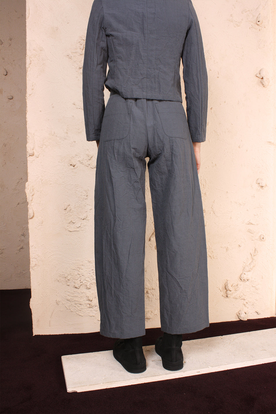 High Wide Pant Grey