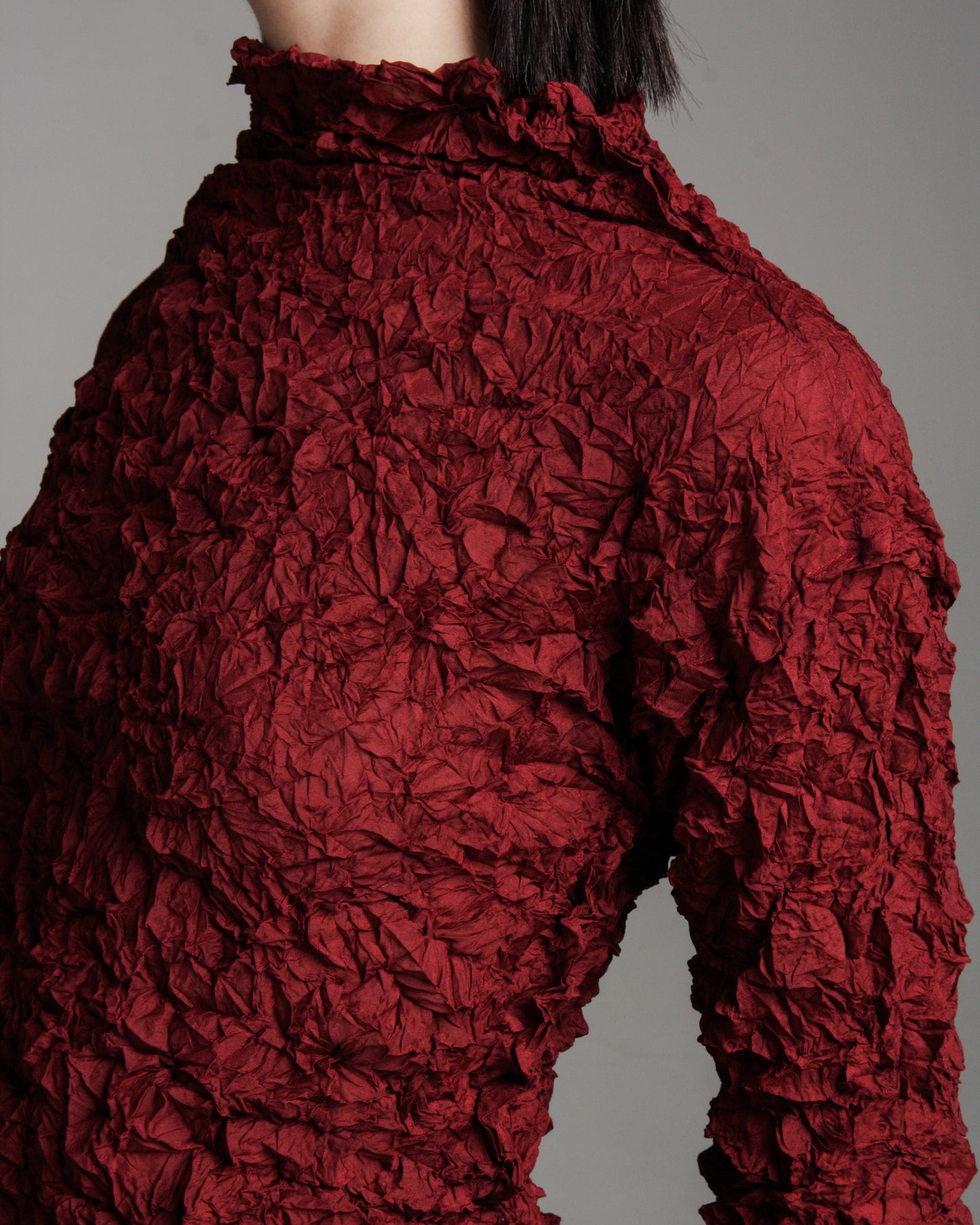 Maroon Meringue Longsleeve Top