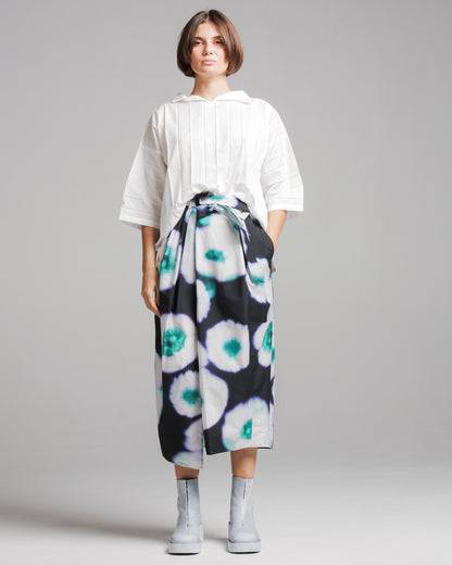 White Large Pleat Shirt