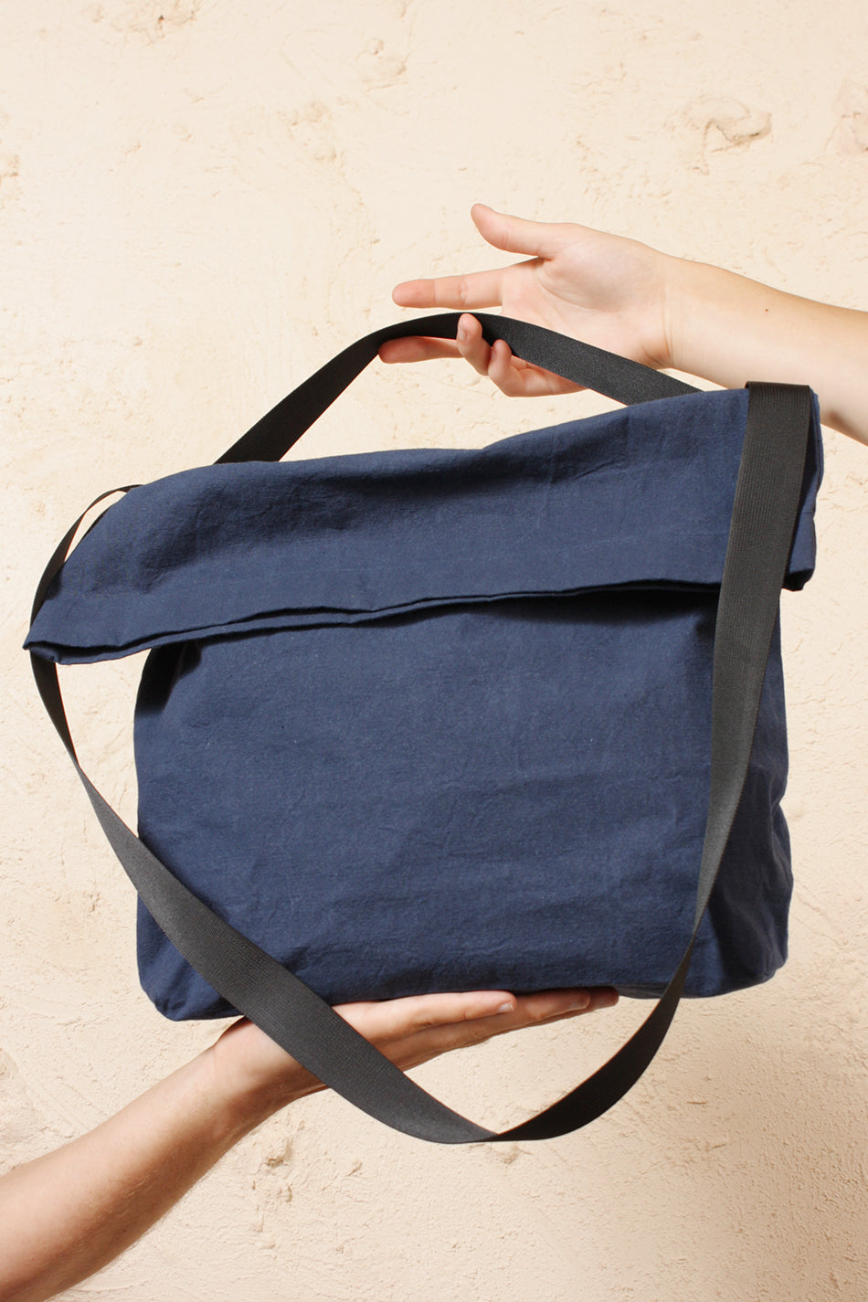 Two Way Tote Bag Navy