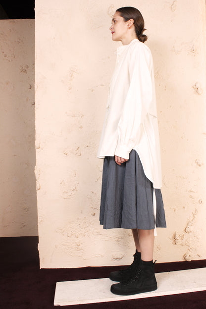 Tuck Skirt Grey