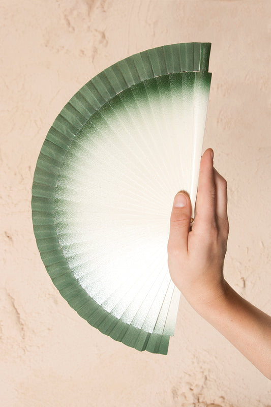 Gradient Green Fan