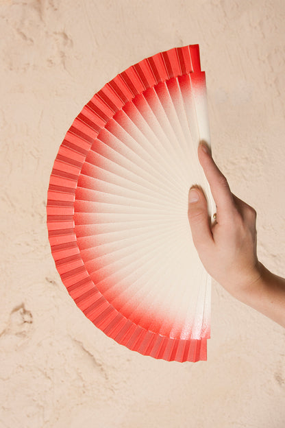 Gradient Red Fan