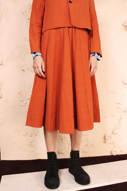 Tuck Skirt Amber