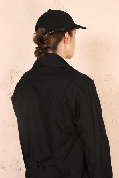 Six Panel Cap Black