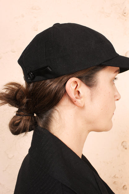Six Panel Cap Black