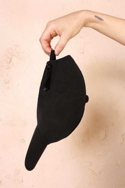Six Panel Cap Black