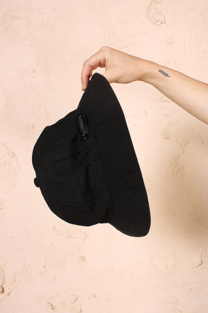 Six Panel Hat Black