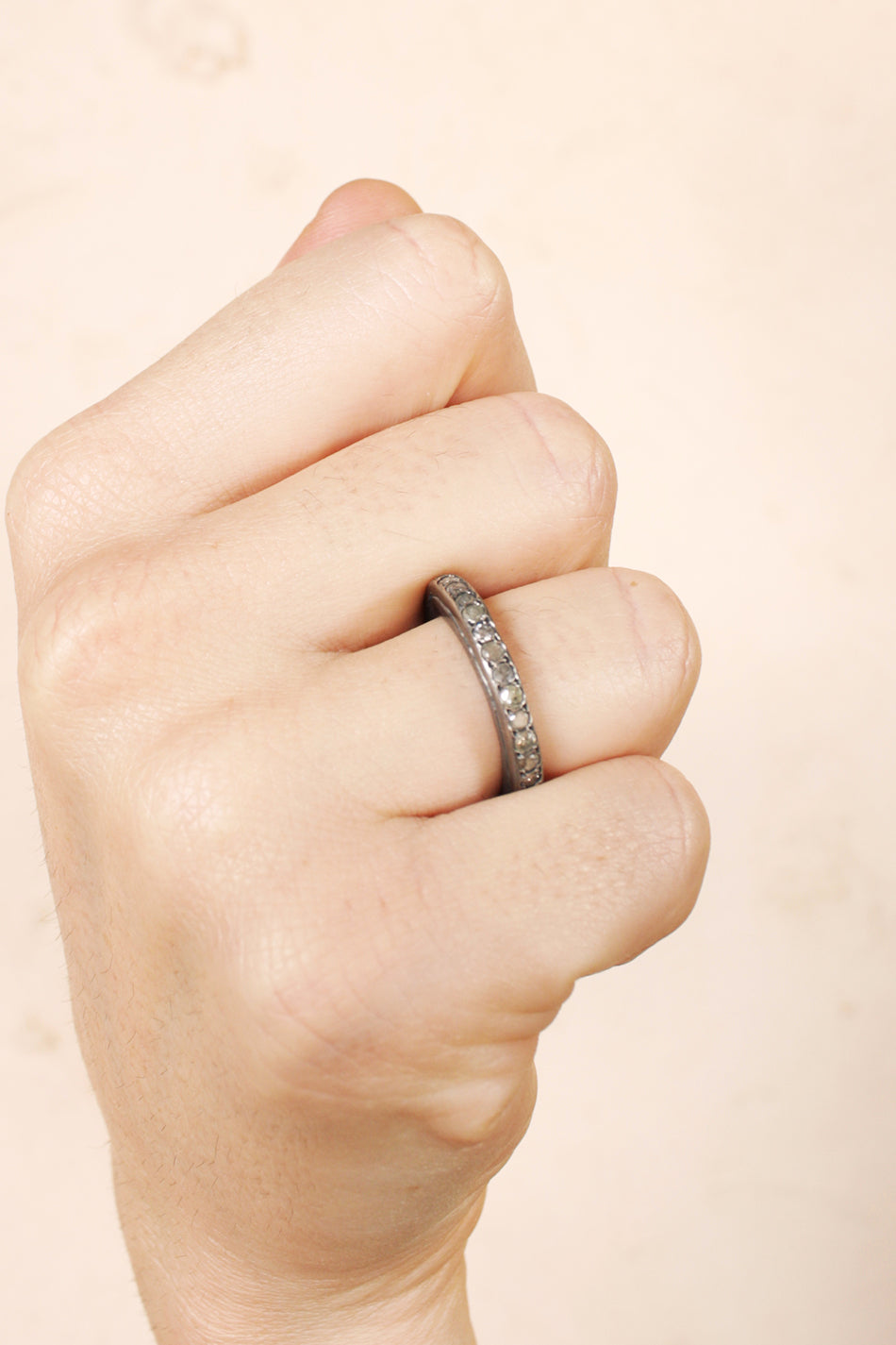 Ester Icy Grey Diamond Ring