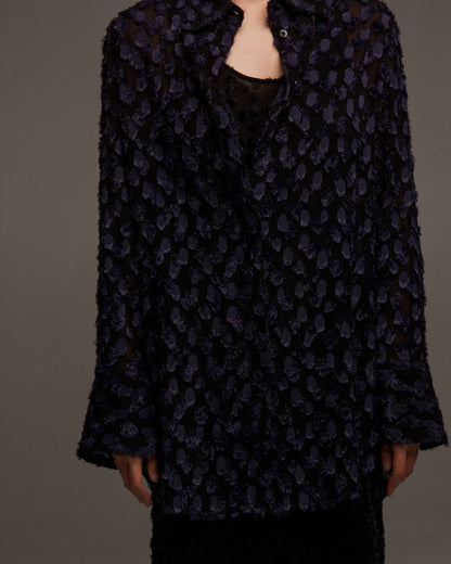Sheer Polka Dot Shirt