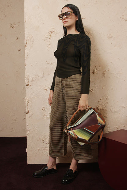 Block Pleat Trouser