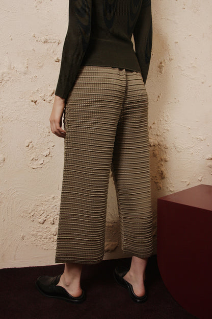 Block Pleat Trouser