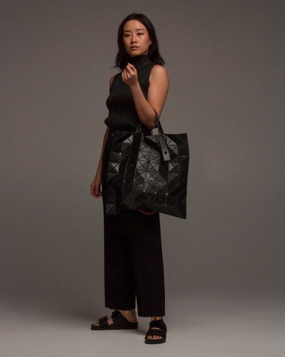 Large Lucent Matte Black Tote