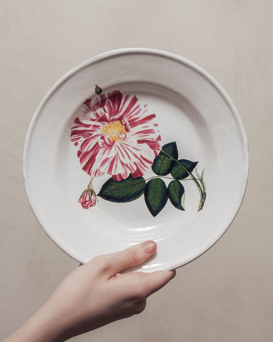 John Derian Banco Rose Soup Plate