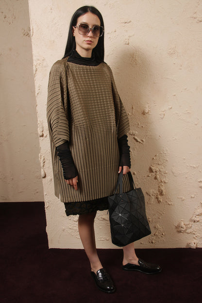Block Pleat Blouse