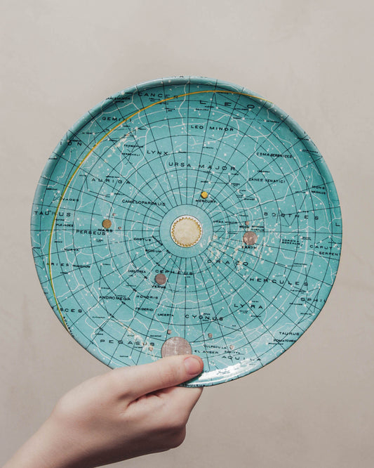 Medium Blue Universe Plate