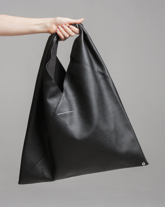 Black Leather Japanese Bag
