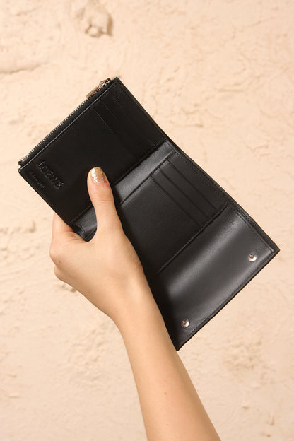 Small Vertical Zip Wallet