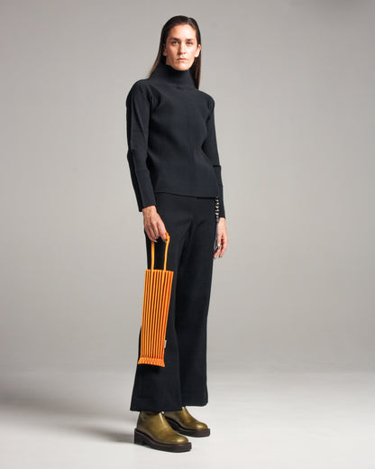 Marigold Trunk Pleats Bag