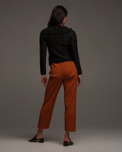 Black Soft Micropleated Cardigan