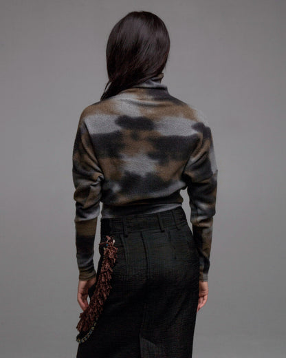 Charcoal Kimono Pullover