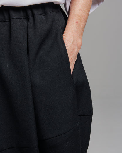 Draped Wool Skirt