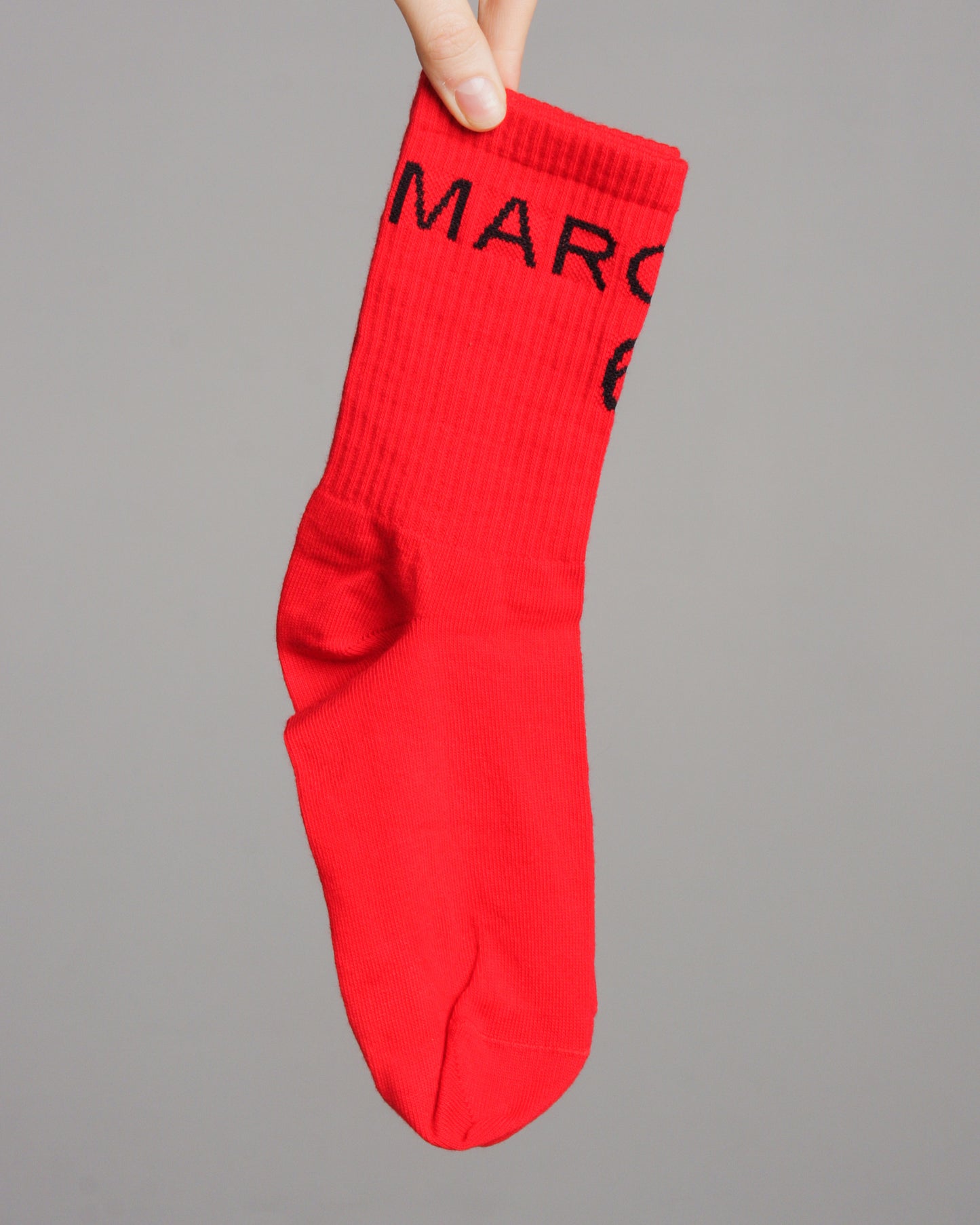Red Bootleg Socks